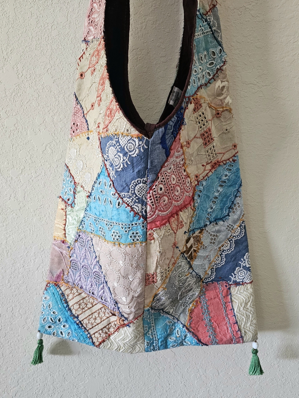 Indian Vintage Boho Patchwork Slouchy Hobo Bag | Hippie Shoulder Tote